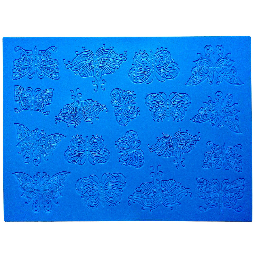 Covoras silicon dantela cu Textura "Fluturi"