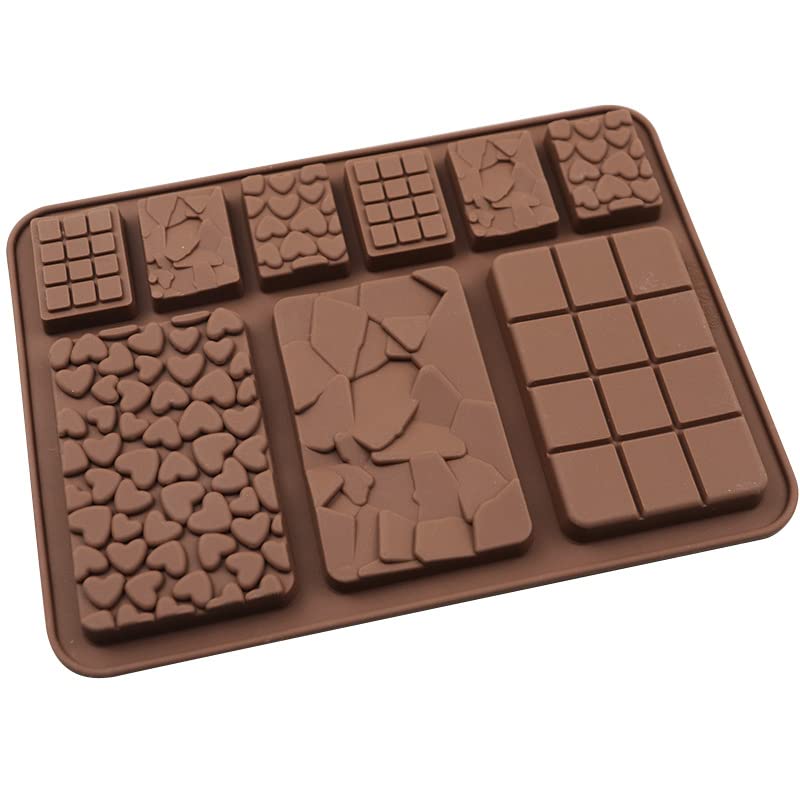 Forma Silicon Ciocolata Multi Model 9 alveole 20 x 14.5 cm