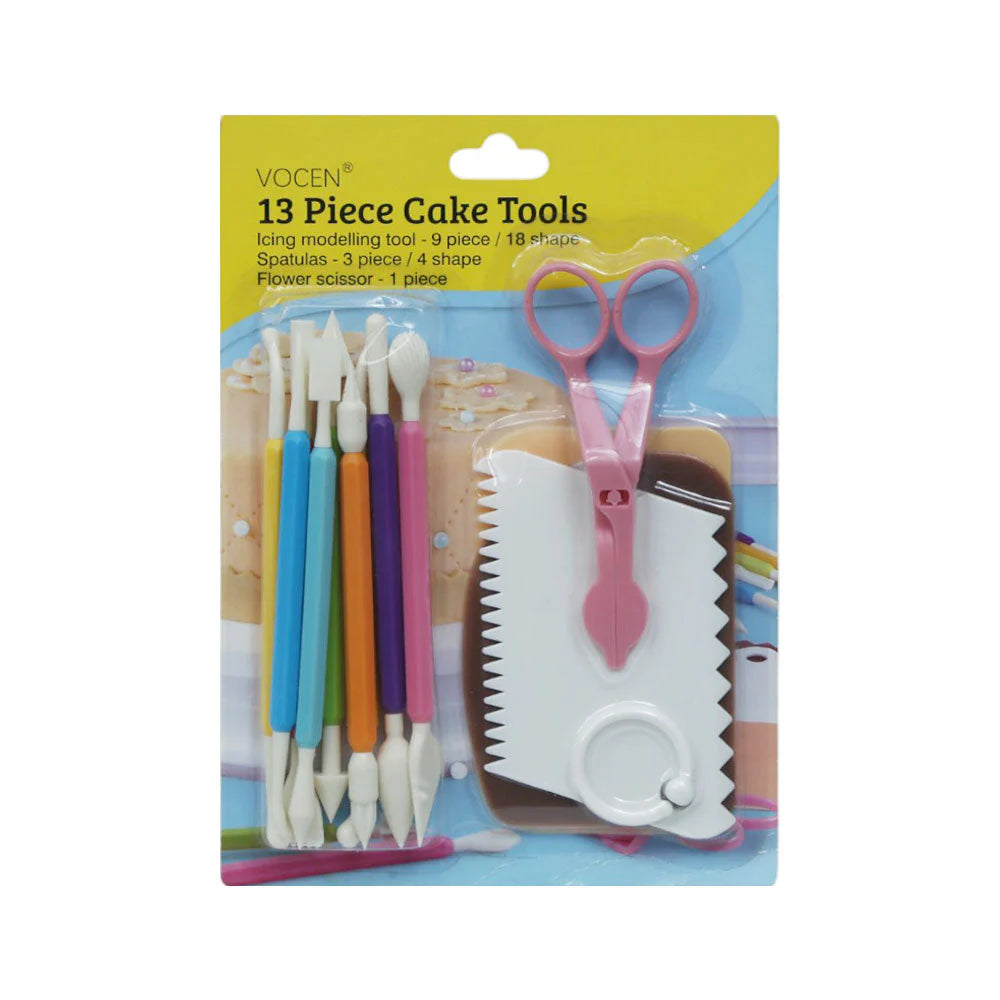 Set 13 ustensile pentru modelat figurine pasta de zahar