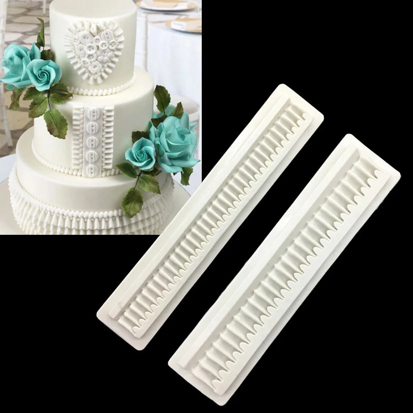 Forma Silicon Bordura Decor Tort Dantela