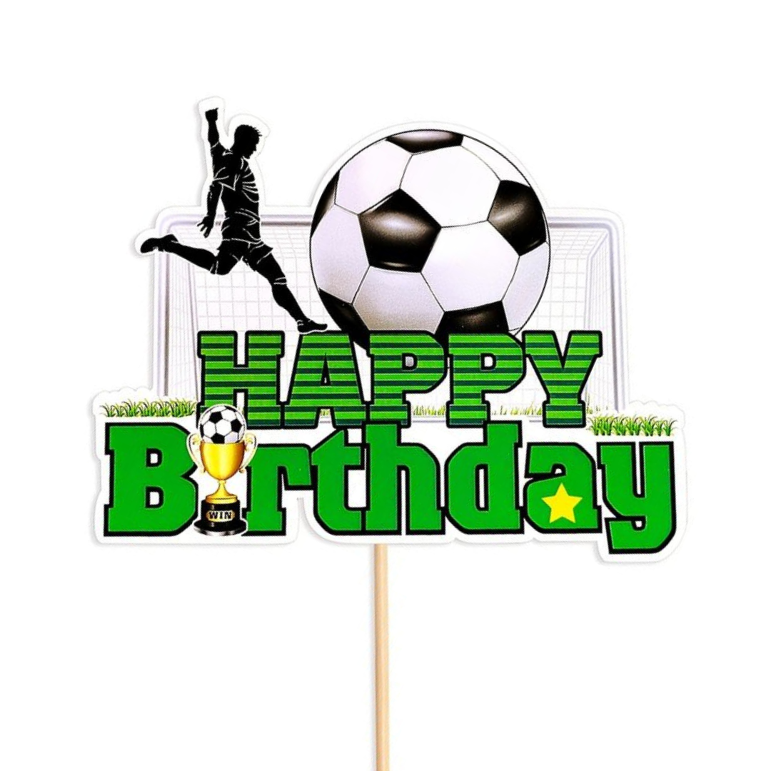Topper Carton Happy Birthday Fotbal