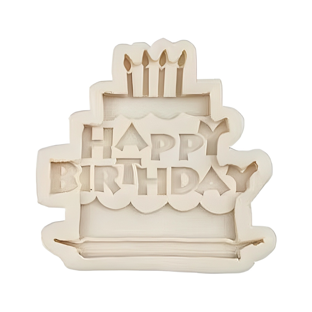Forma Silicon Happy Birthday Tort