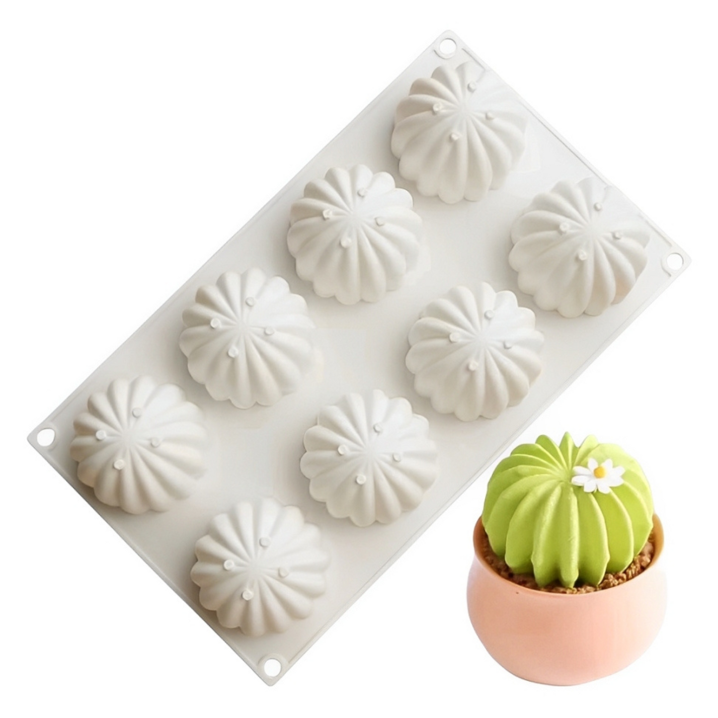 Forma Silicon Monoportii 8 Alveole Cactus