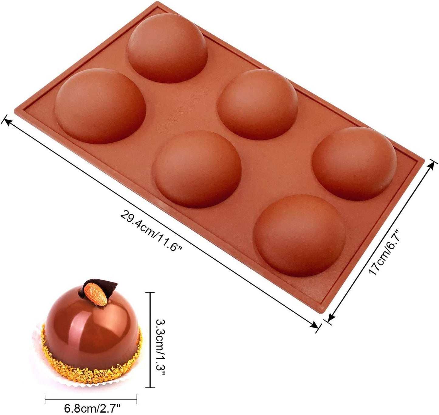 Forma Silicon Semisfere 6 Alveole
