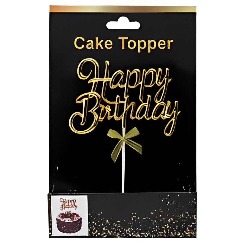 Topper Tort Happy Birthday Model 1