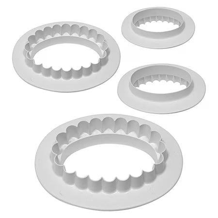 Set 4 decupatoare forma oval