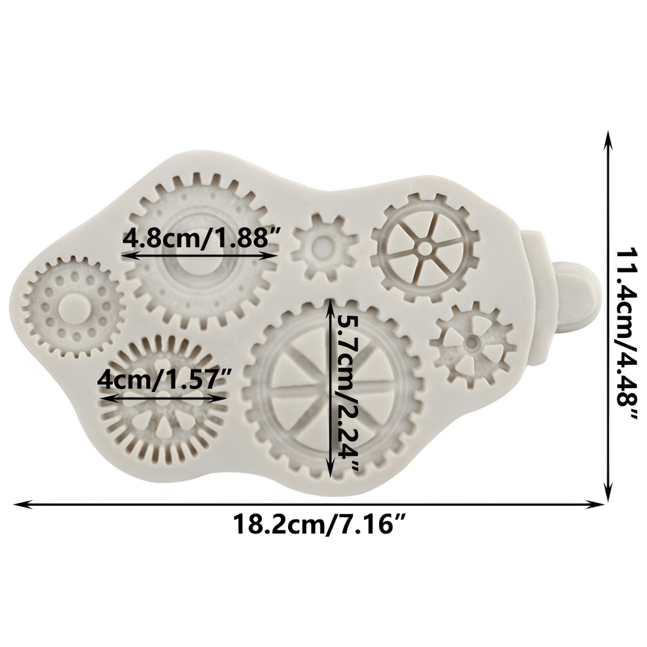 Forma Silicon Roata Diferite Modele 18.2 cm / 11.4 cm