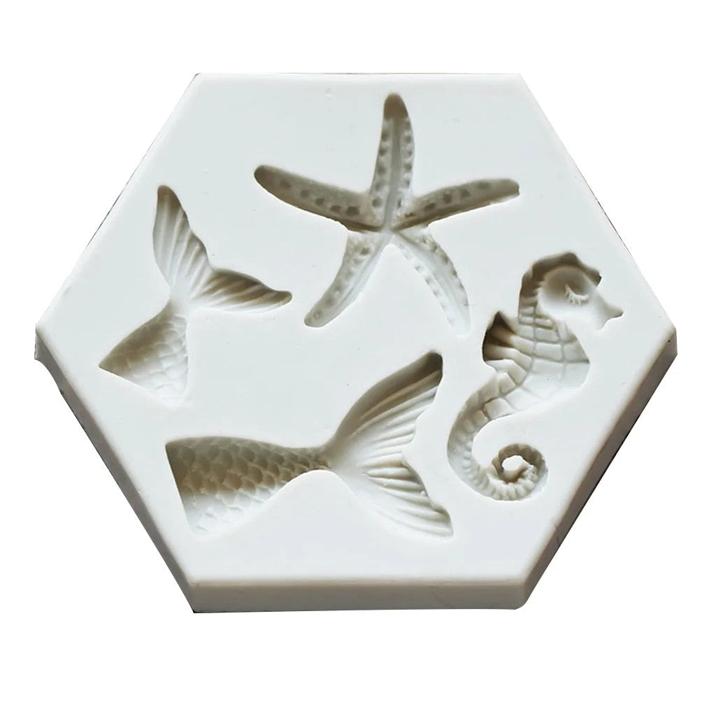 Forma Silicon Coada Sirena Calut de mare Stea de mare
