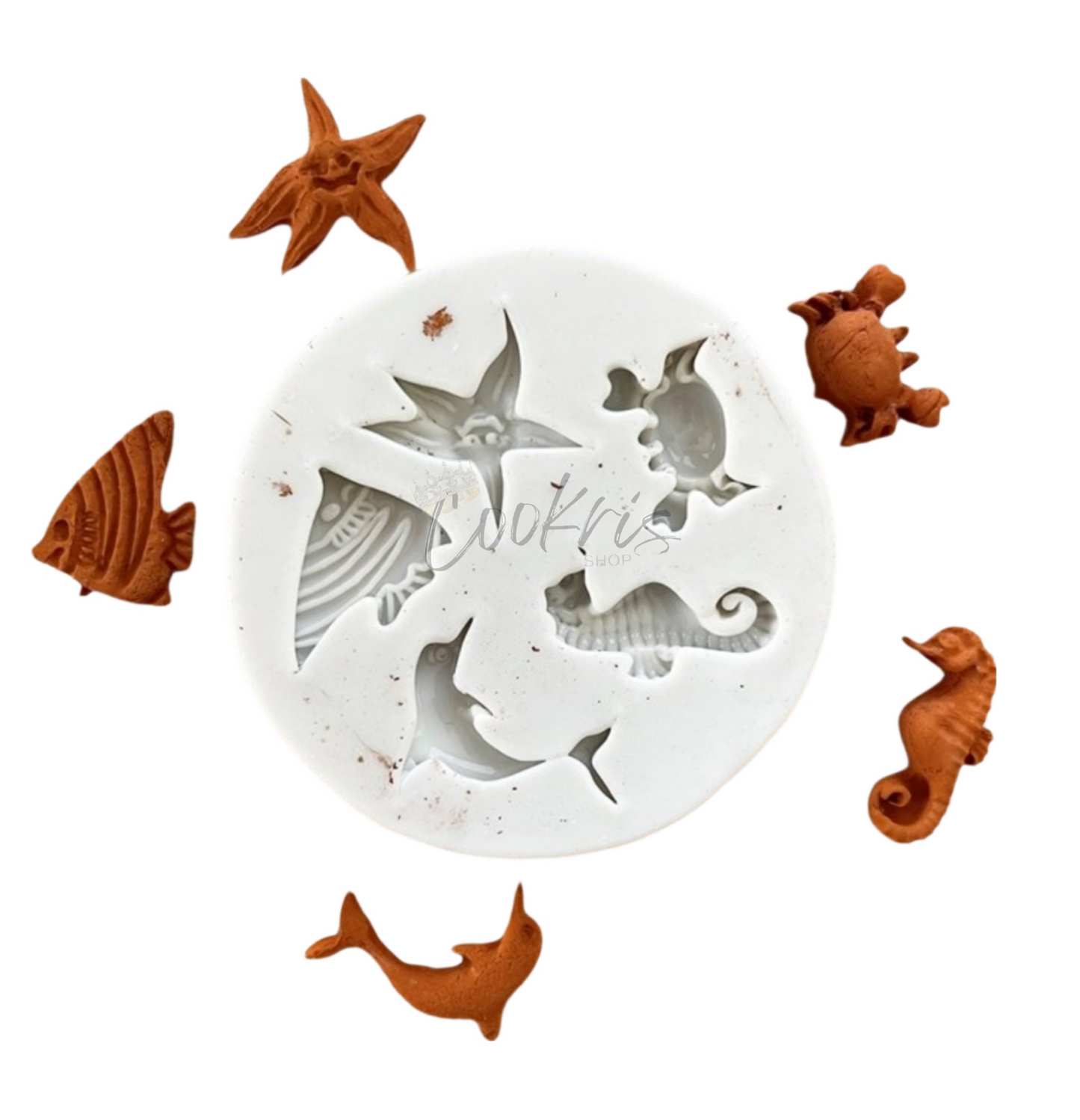 Forma Silicon Animale Marine Delfin Crab Stea de mare