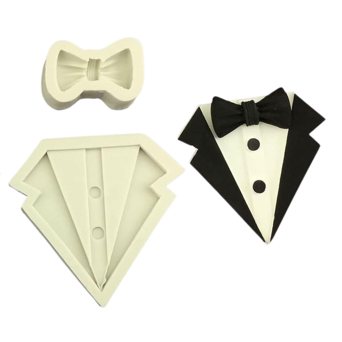 Set Forma Silicon Costum Mire Papion Camasa