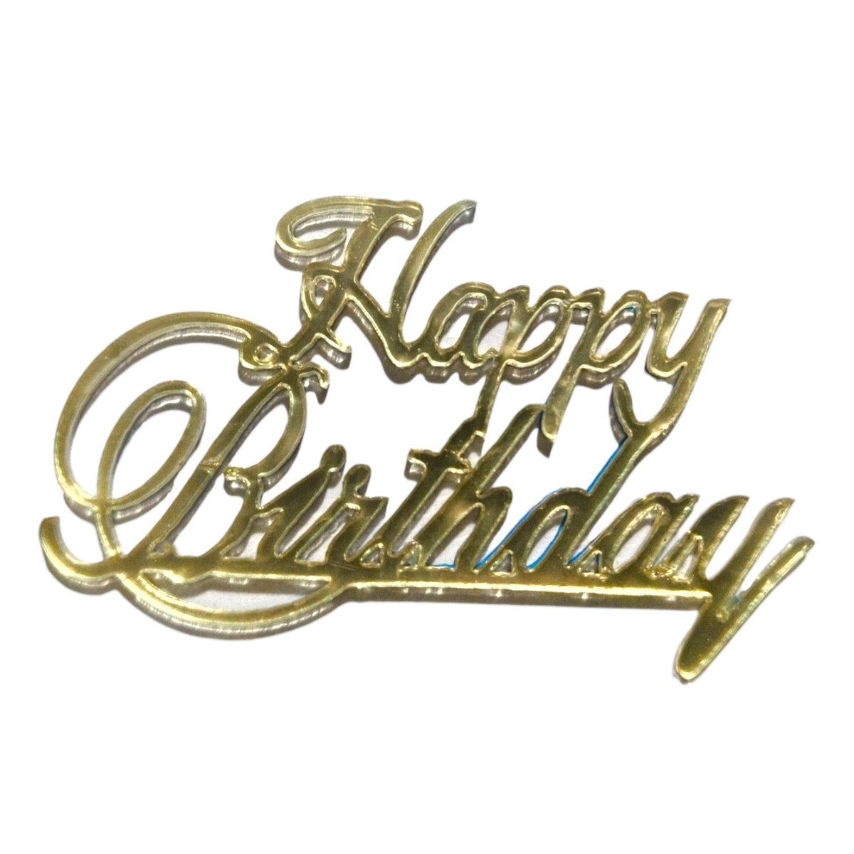 Topper Acrilic Happy Birthday Mic