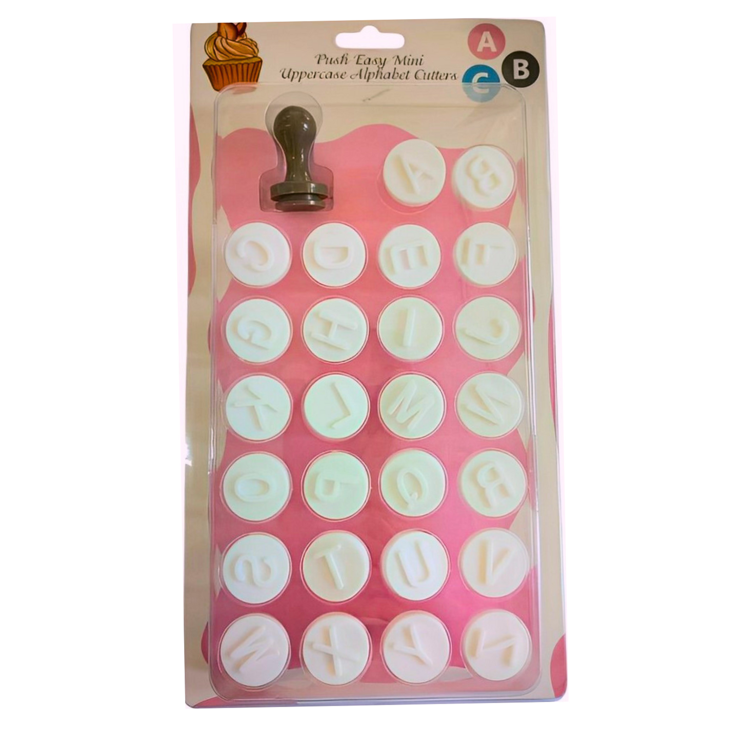 Set Cu Stampila Alfabet Litere (simbol 1.6 cm)