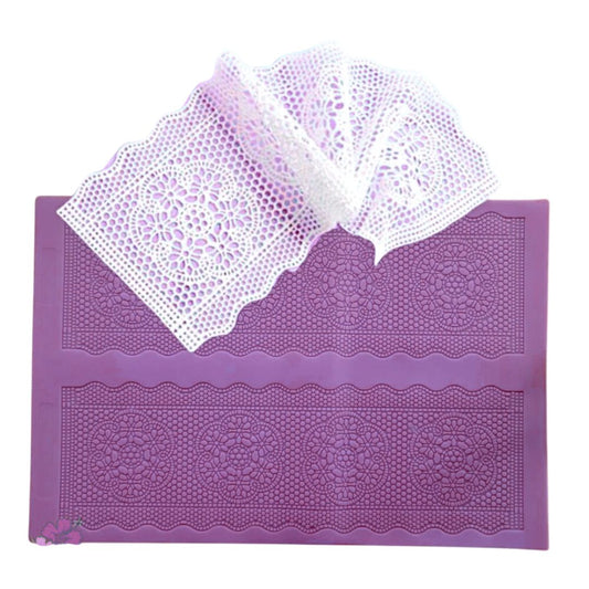 Covoras silicon cu Textura "Dantela"