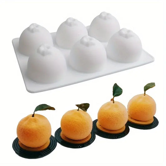 Forma Silicon Monoportii 6 Alveole Model Portocale Mandarine