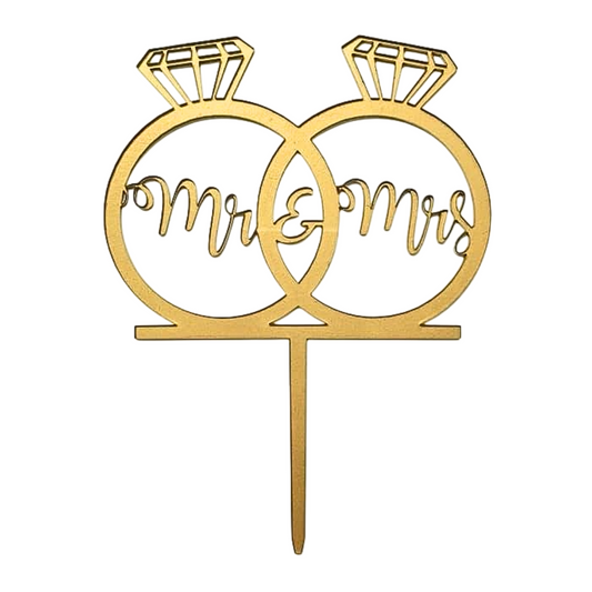 Topper Acrilic Nunta "Mr. & Mrs."