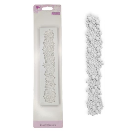 Forma Silicon Pasta De Zahar Bordura Perle
