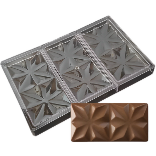 Forma pentru ciocolata Policarbonat 28 x 18 x 2, 5 cm Model Stea