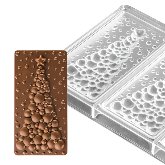 Forma pentru ciocolata Policarbonat 27.5 x 17.5 x 2.5 cm Brad Craciun