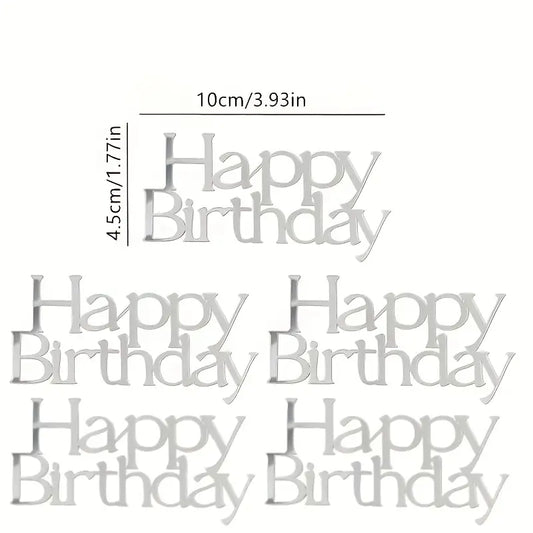 Topper Acrilic Happy Birthday Model 13