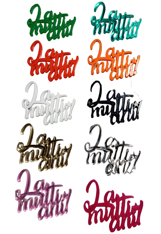 Topper Acrilic La multi ani Mic