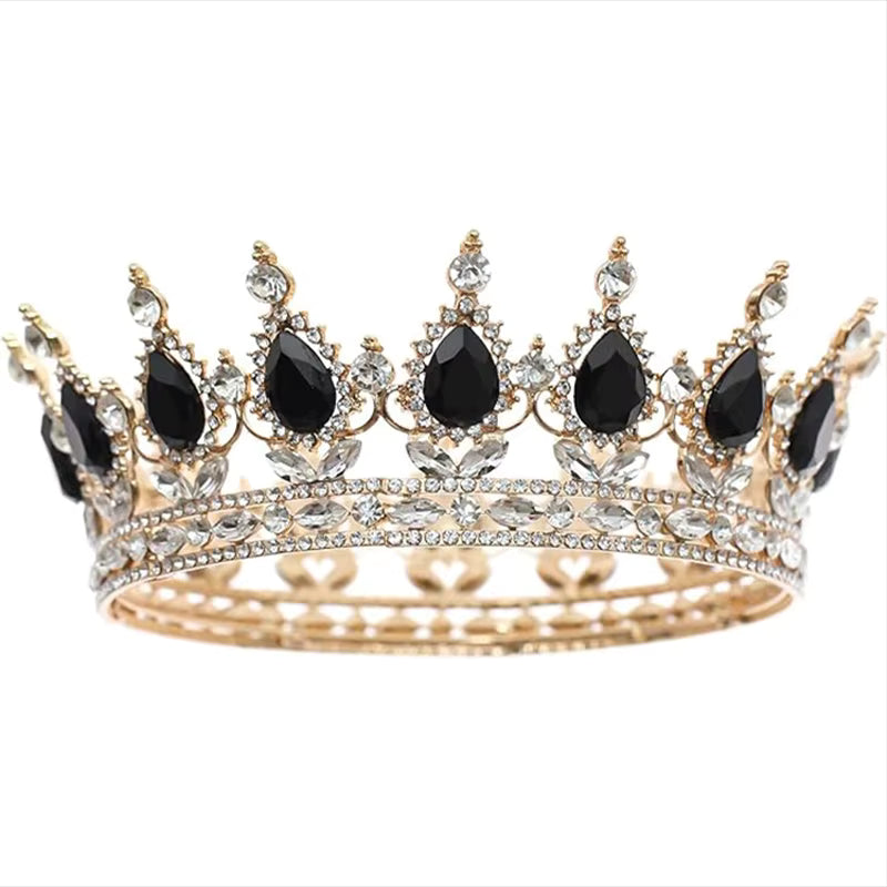 Coronita Topper Tort Auriu Negru 15 CM