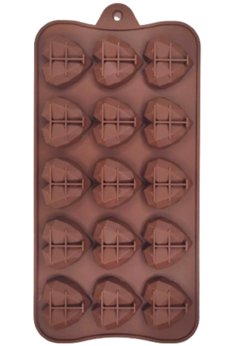 Forma Silicon - Inimi Diamant 15 Alveole