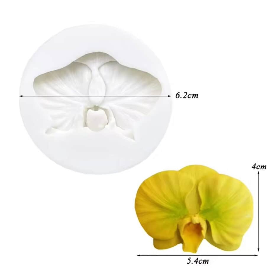 Forma Silicon Floare Orhidee 5.4 cm x 4 cm