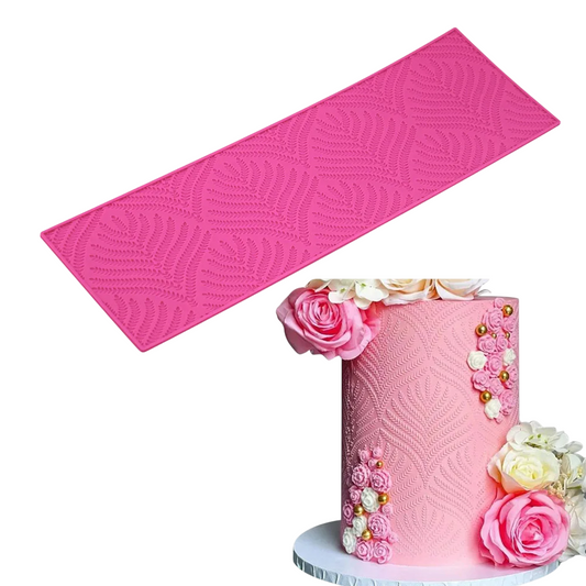 Forma Silicon Bordura Tort 12 x 38 cm Model Floral 2