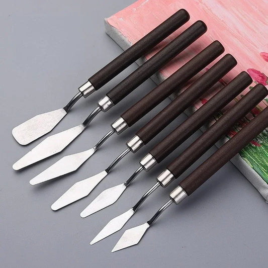 Set 7 spatule pictura diferite