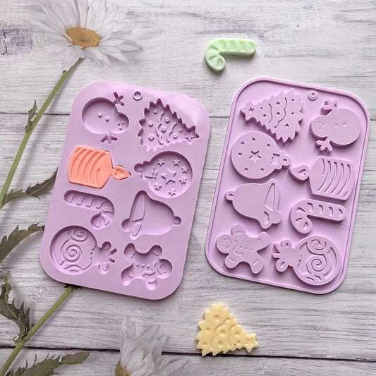 Forma Silicon Craciun Brad Om de Zapada Turta Dulce