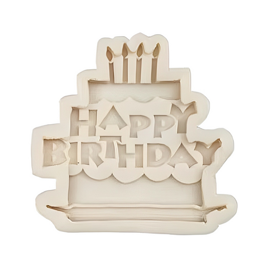 Forma Silicon Happy Birthday Tort