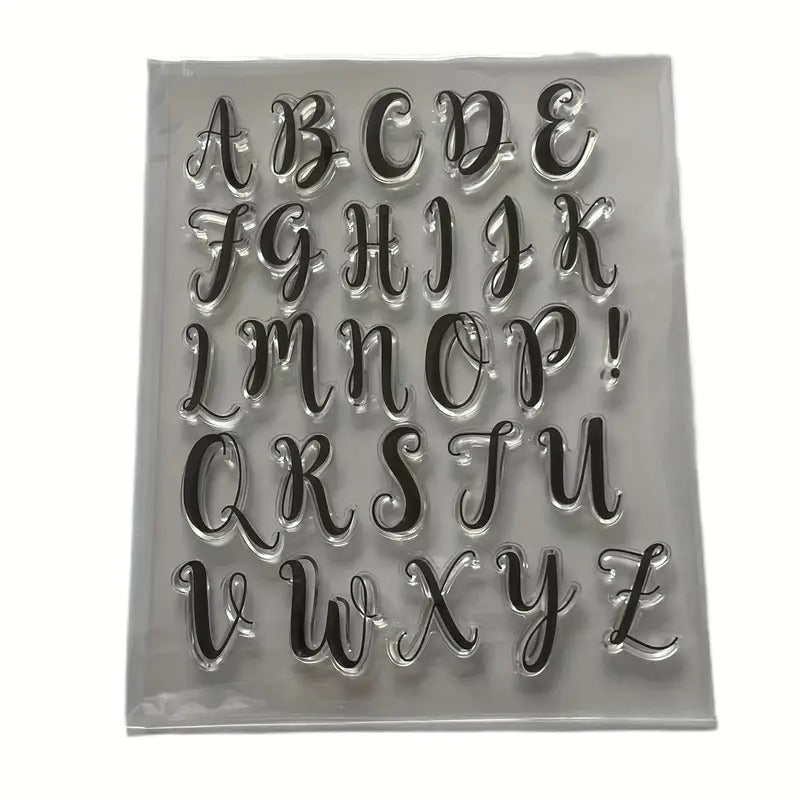 Set Stampile Silicon Alfabet Majuscule