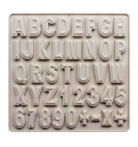 Forma Silicon Litere Cifre Simboluri 3D Model 1