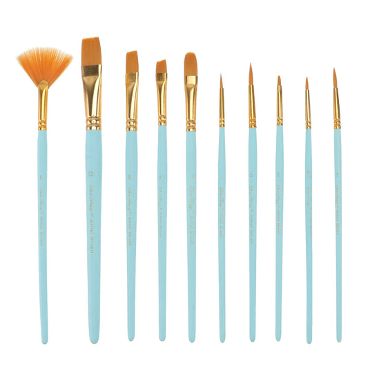 Set pensule de pictura, dimensiuni variate, 17.5x19.5cm