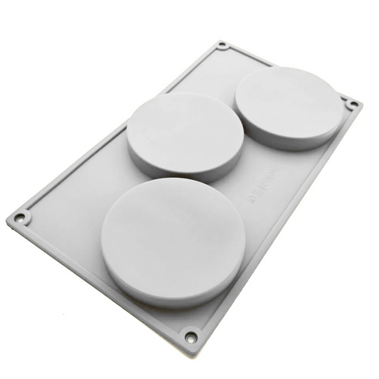 Forma Silicon Rotund 3 Alveole 28 cm Lungime