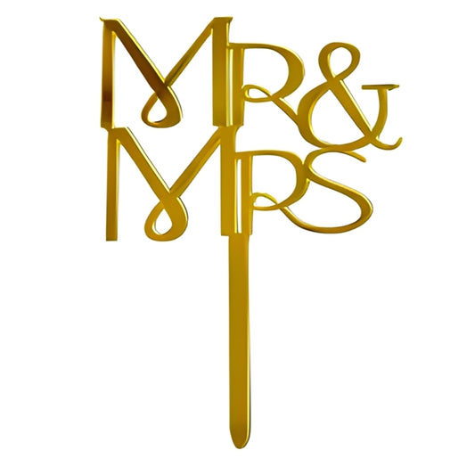 Topper Acrilic Nunta Mr & Mrs