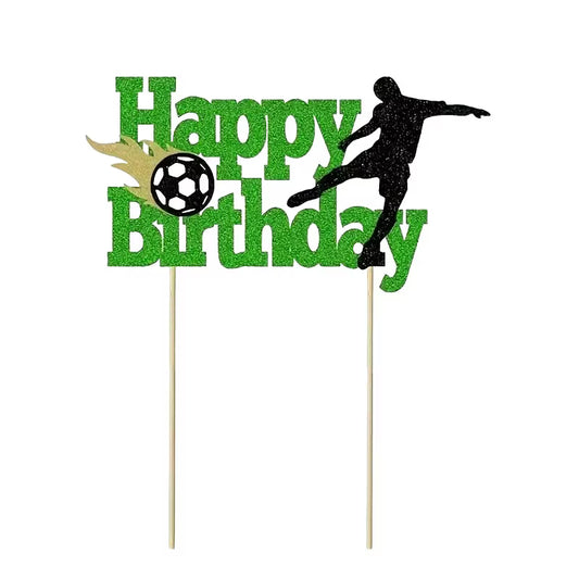 Topper Carton Happy Birthday Fotbal Model 2