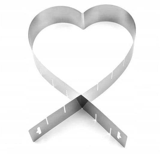 Forma Pentru Tort Reglabila Inox Inima