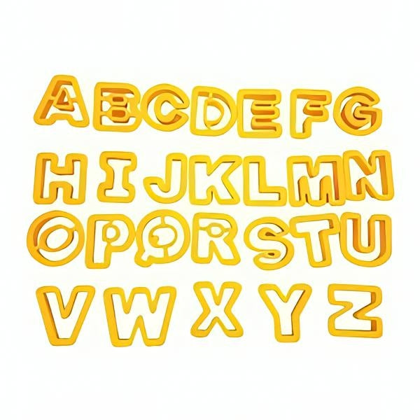 Set Decupatoare Alfabet Litere 5 Cm