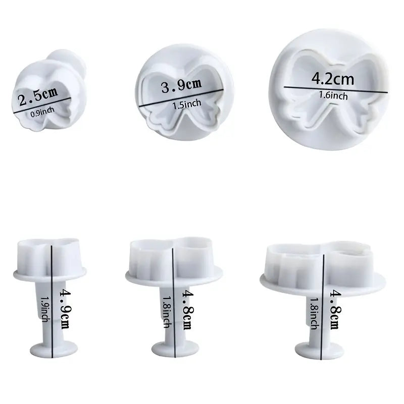 Set 3 decupatoare cu piston Model Funda Fundita
