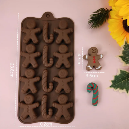 Forma Silicon Craciun Bomboane Ciocolata Turta Dulce Acadele