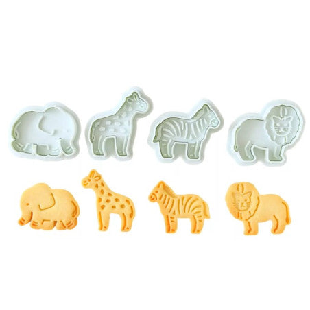 Set 4 decupatoare animale jungla