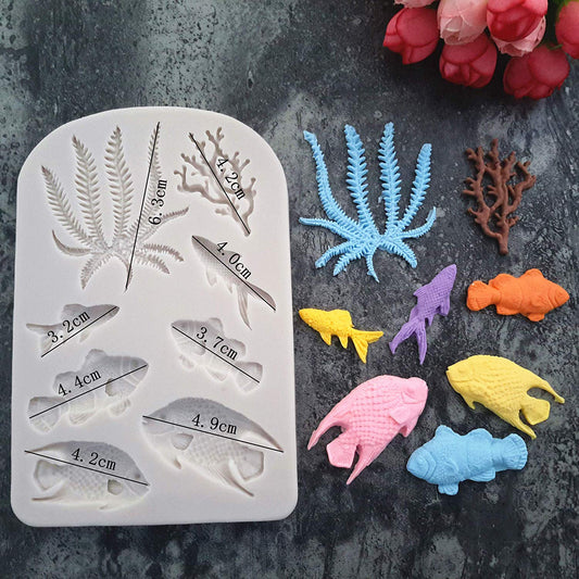Forma Silicon Animale Marine Peste Pesti Multimodel