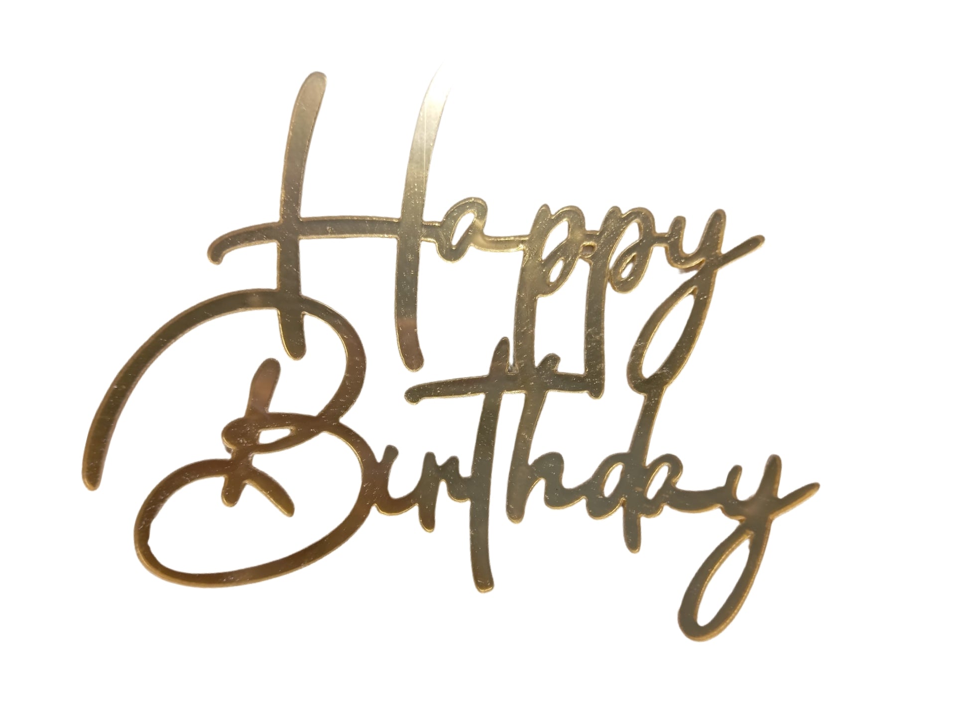 Topper Tort Acrilic Happy Birthday