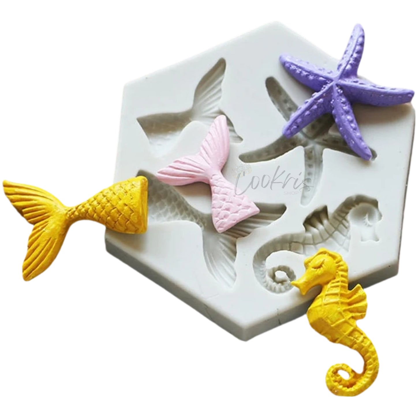 Forma Silicon Coada Sirena Calut de mare Stea de mare