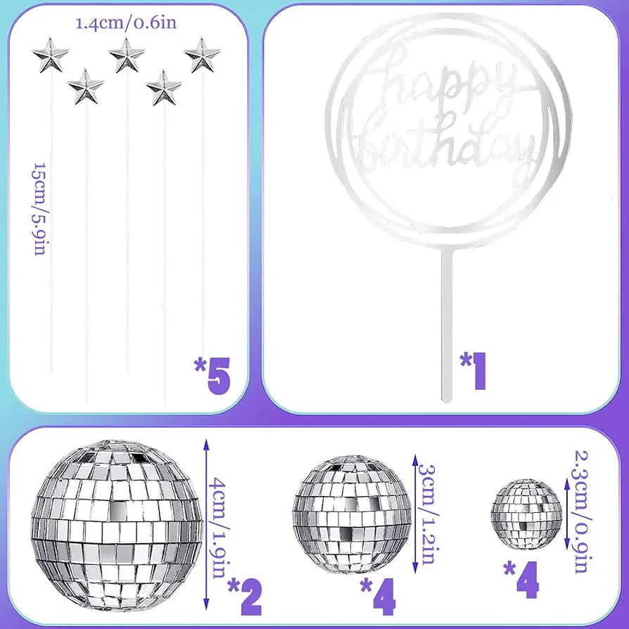 Set Complet Sfere Decor Tort Model 5