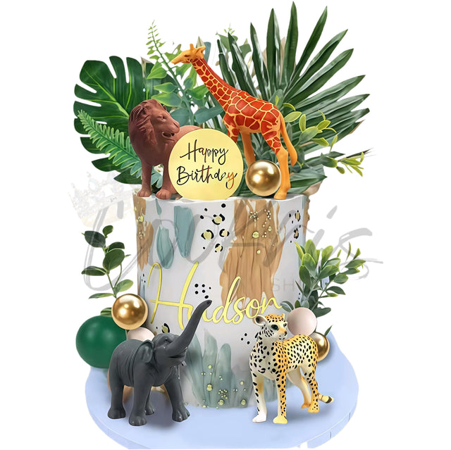 Set Complet Decor Tort Jungla