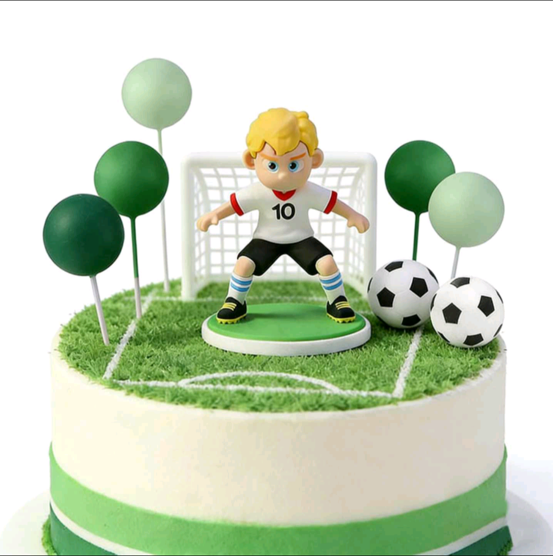 Set Mini Decor Tort Fotbal