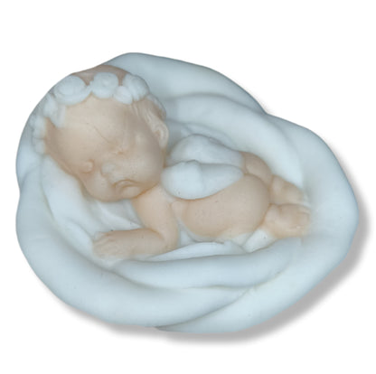 Figurina Bebe Aripi Perna Trandafir PDZ