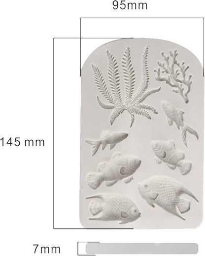 Forma Silicon Animale Marine Peste Pesti Multimodel